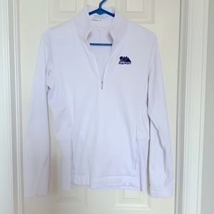 Women’s three-quarter zip Nike golf performance pullover. Size small.